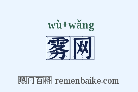 雾网是什么意思的图片